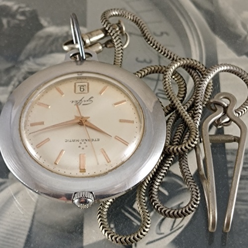 Vintage relógio de bolso AUTOMÁTICO Eterna Matic - Golfer - Antigo